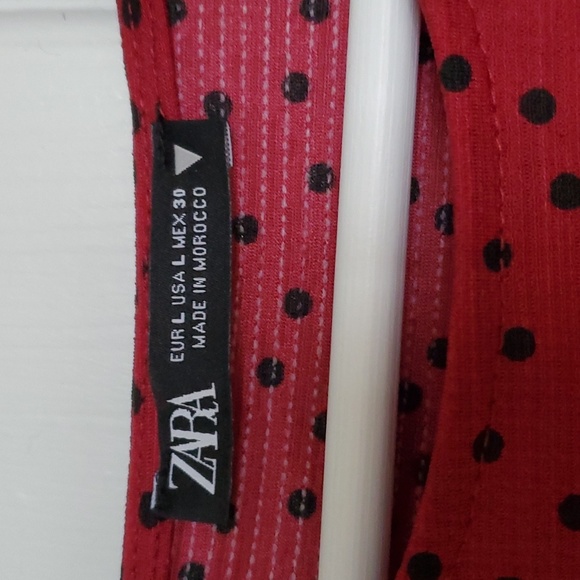 Zara - red polka dots dress - Picture 7 of 7
